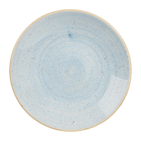 Churchill Stonecast Deep Coupe Plates Duck Egg Blue 225mm (Pack of 12) - CY832 Plates Churchill