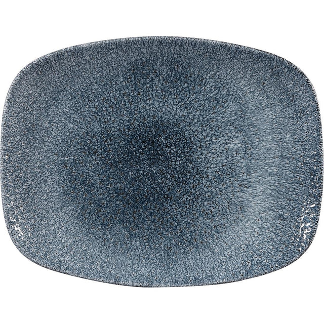 Churchill Studio Prints Raku Rectangular Plate Topaz Blue 261mm (Pack of 12) - CY904 Plates Churchill