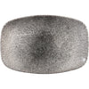 Churchill Studio Prints Raku Rectangular Plate Quartz Black 237mm (Pack of 12) - CY906 Plates Churchill