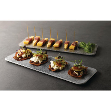 Churchill Raku Rectangular Tiles Topaz Blue 140 x 376mm (Pack of 4) - CY989 Churchill Super Vitrified Churchill   