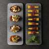 Churchill Raku Rectangular Tiles Topaz Blue 140 x 376mm (Pack of 4) - CY989 Churchill Super Vitrified Churchill   