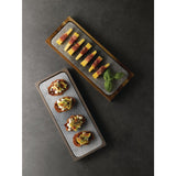 Churchill Raku Rectangular Tiles Topaz Blue 140 x 376mm (Pack of 4) - CY989 Churchill Super Vitrified Churchill   