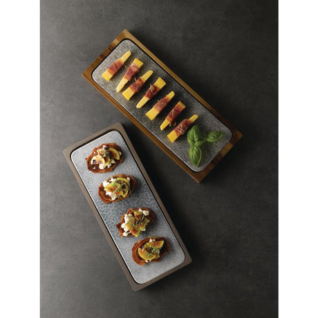Churchill Raku Rectangular Tiles Topaz Blue 140 x 376mm (Pack of 4) - CY989 Churchill Super Vitrified Churchill   