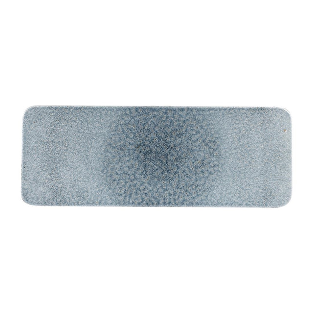 Churchill Raku Rectangular Tiles Topaz Blue 140 x 376mm (Pack of 4) - CY989 Churchill Super Vitrified Churchill   
