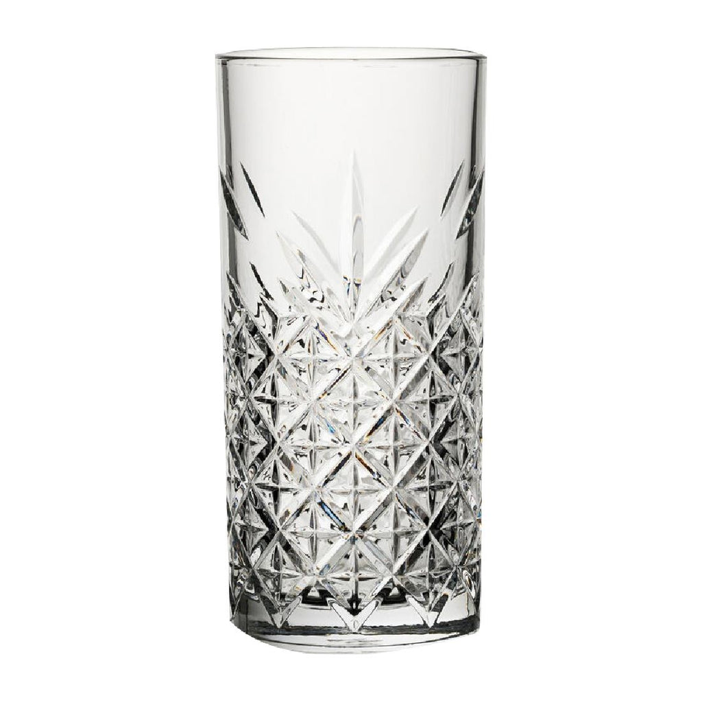 Utopia Timeless Vintage Long Drink Glasses 370ml (Pack of 12) - CZ038 Arcoroc Hi Balls and Tumblers Utopia   