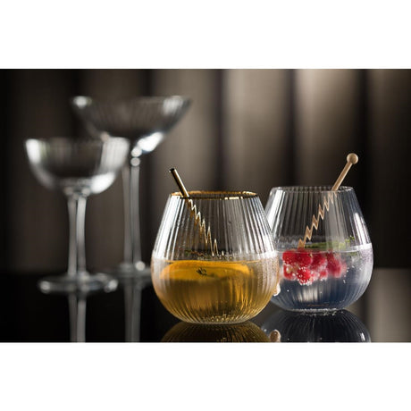 Utopia Hayworth Stemless Gin Glasses 650ml (Pack of 6) - CZ043  Utopia   