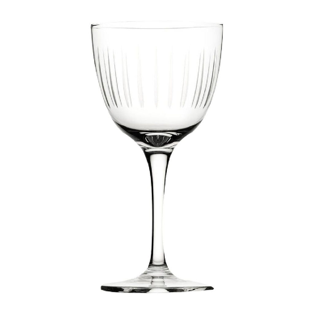 Utopia Raffles Lines Nick and Nora Glasses 170ml (Pack of 6) - CZ047 Cocktail Glasses Utopia   