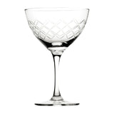 Utopia Raffles Diamond Martini Glasses 190ml (Pack of 6) - CZ052 Cocktail Glasses Utopia   