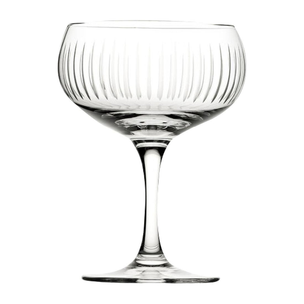 Utopia Raffles Lines Coupe Glasses 160ml (Pack of 6) - CZ055 Champagne Glasses Utopia   