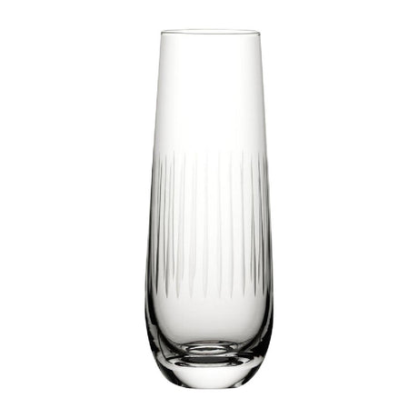 Utopia Raffles Lines Champagne Glasses 300ml (Pack of 6) - CZ059 Champagne Glasses Utopia   