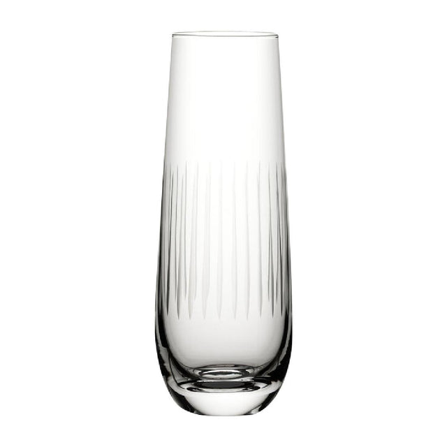 Utopia Raffles Lines Champagne Glasses 300ml (Pack of 6) - CZ059 Champagne Glasses Utopia   