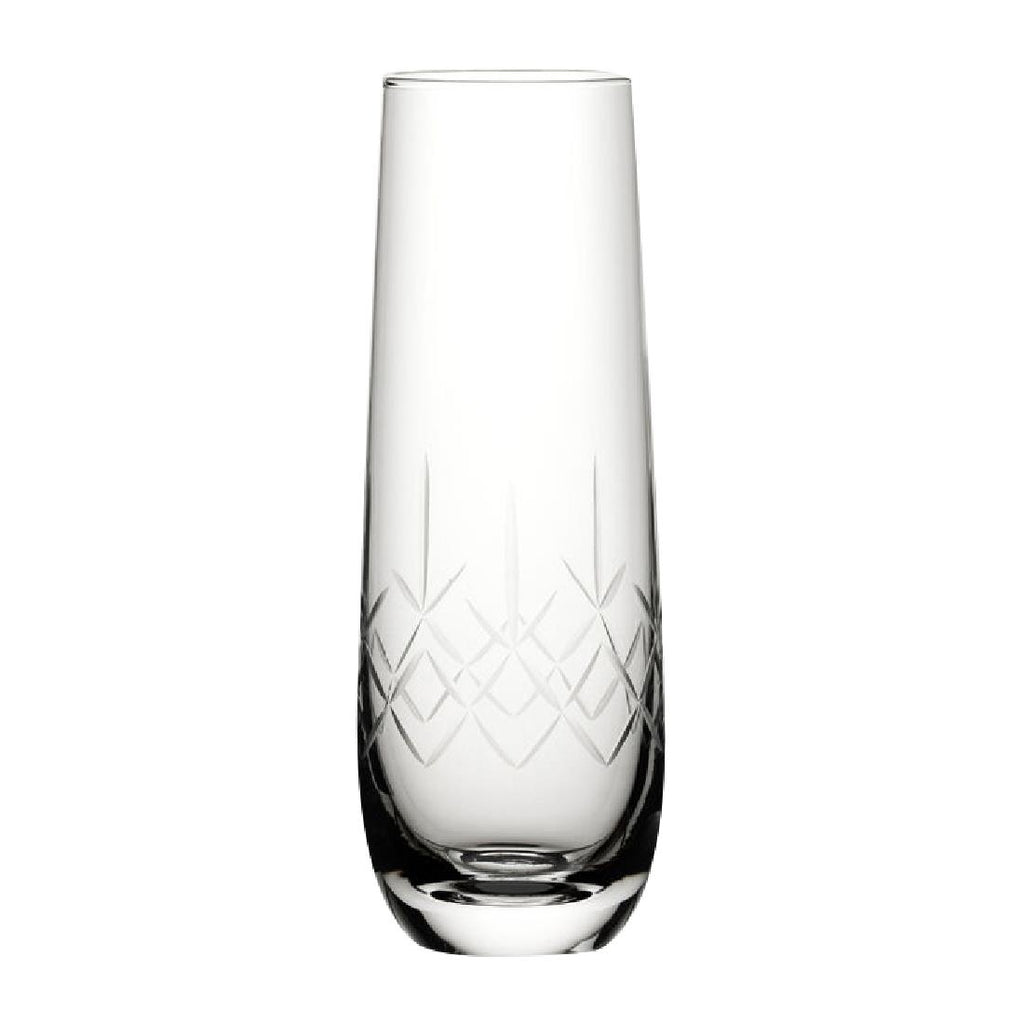 Utopia Raffles Vintage Champagne Glasses 300ml (Pack of 6) - CZ061  Utopia   