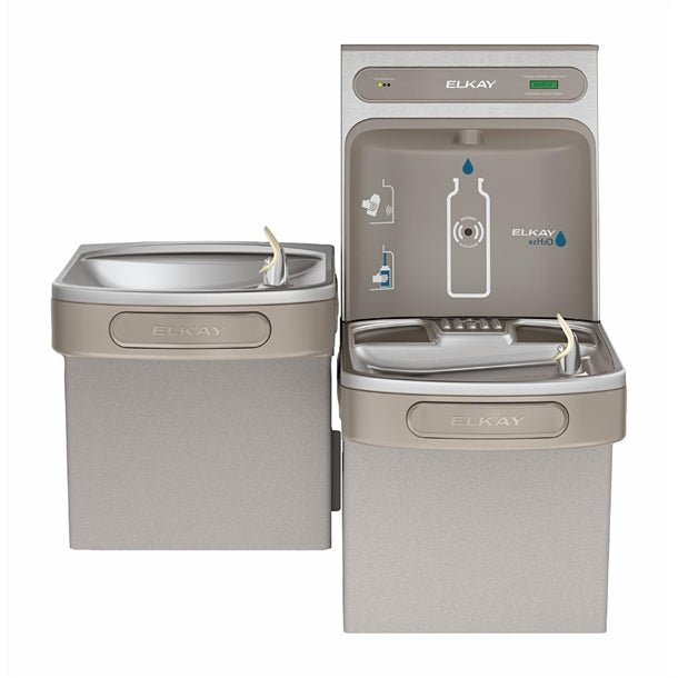 Elkay EZH20 Filtered Water Bottle Filling Station with Bi-Level Cooler LZSTL8WSS2K - CZ094  Elkay   