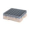 Cambro Camrack Beige 36 Compartments Max Glass Height 279mm - CZ104  Cambro   