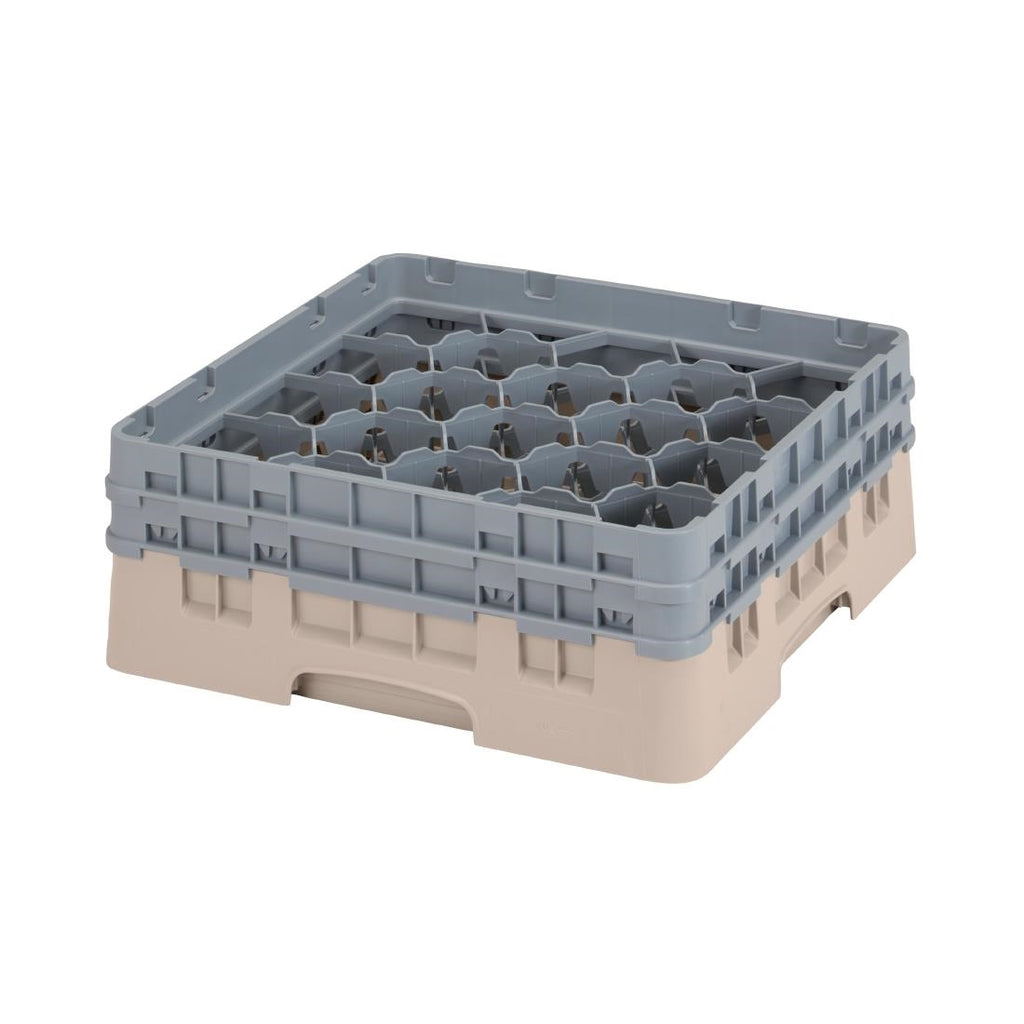 Cambro Camrack Beige 20 Compartments Max Glass Height 133mm - CZ110  Cambro   