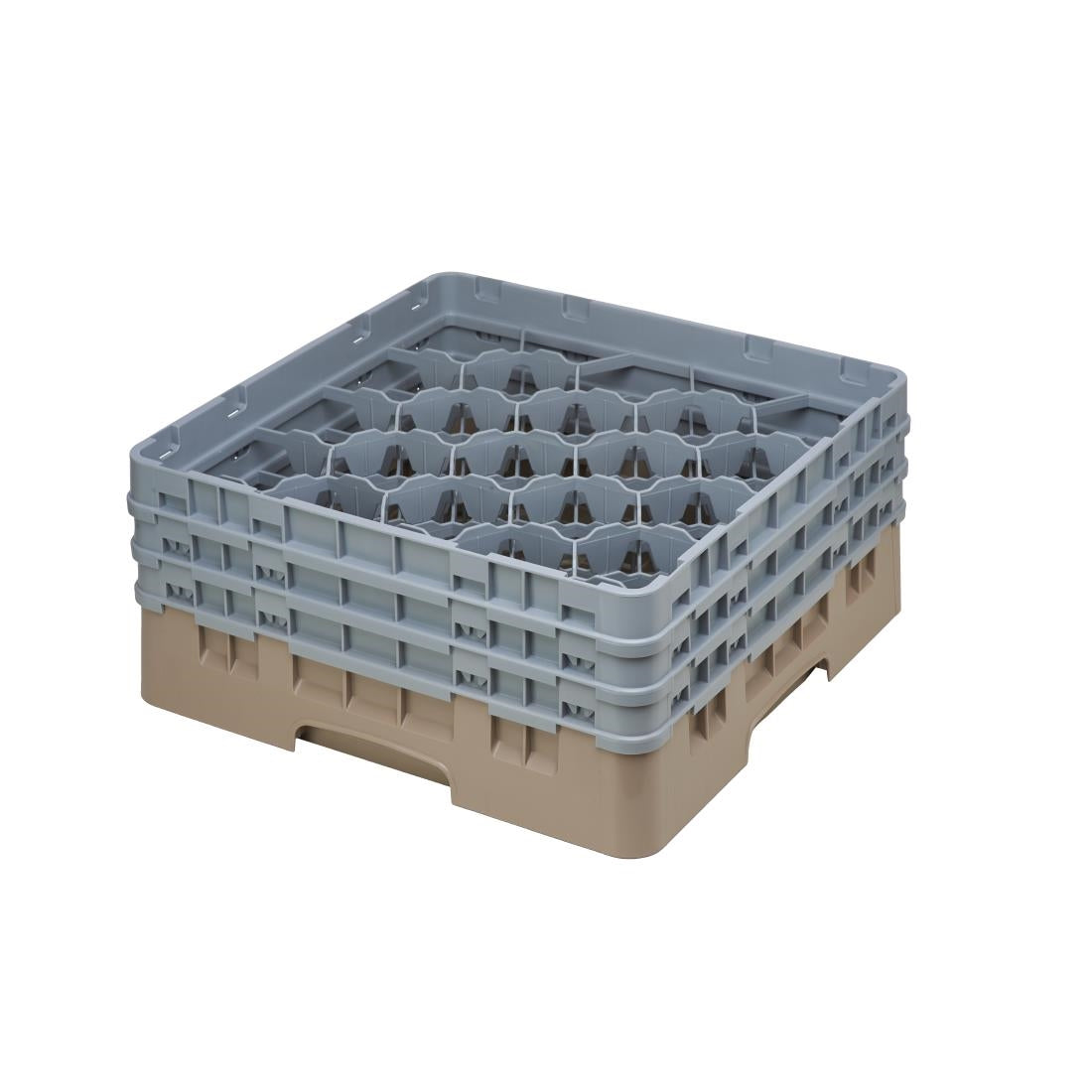 Cambro Camrack Beige 20 Compartments Max Glass Height 156mm - CZ111  Cambro   