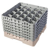 Cambro Camrack Beige 20 Compartments Max Glass Height 298mm - CZ115  Cambro   