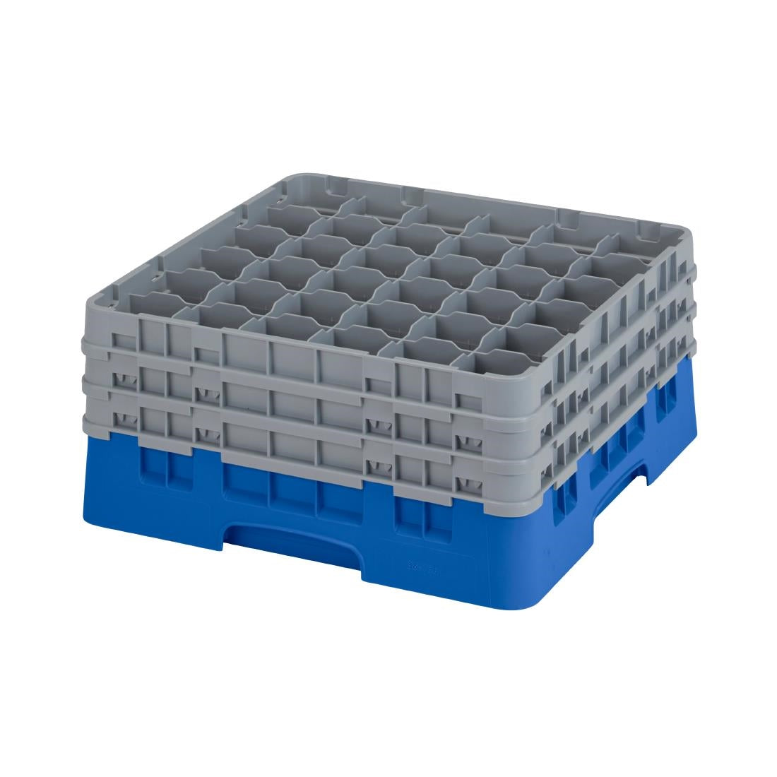 Cambro Camrack Blue 36 Compartments Max Glass Height 197mm - CZ127  Cambro   