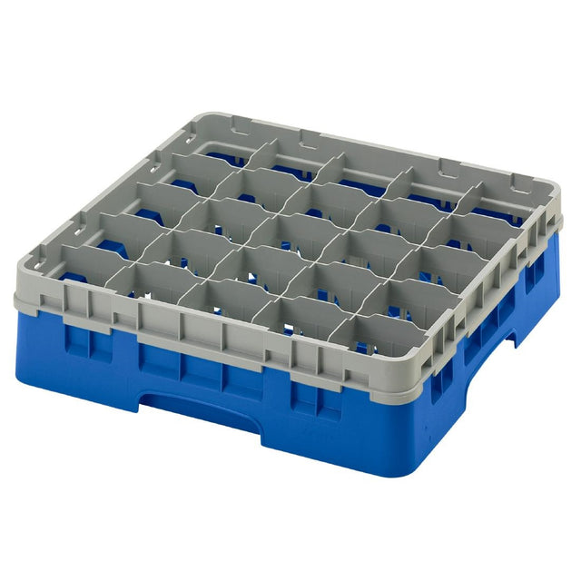 Cambro Camrack Blue 25 Compartments Max Glass Height 279mm - CZ140  Cambro   