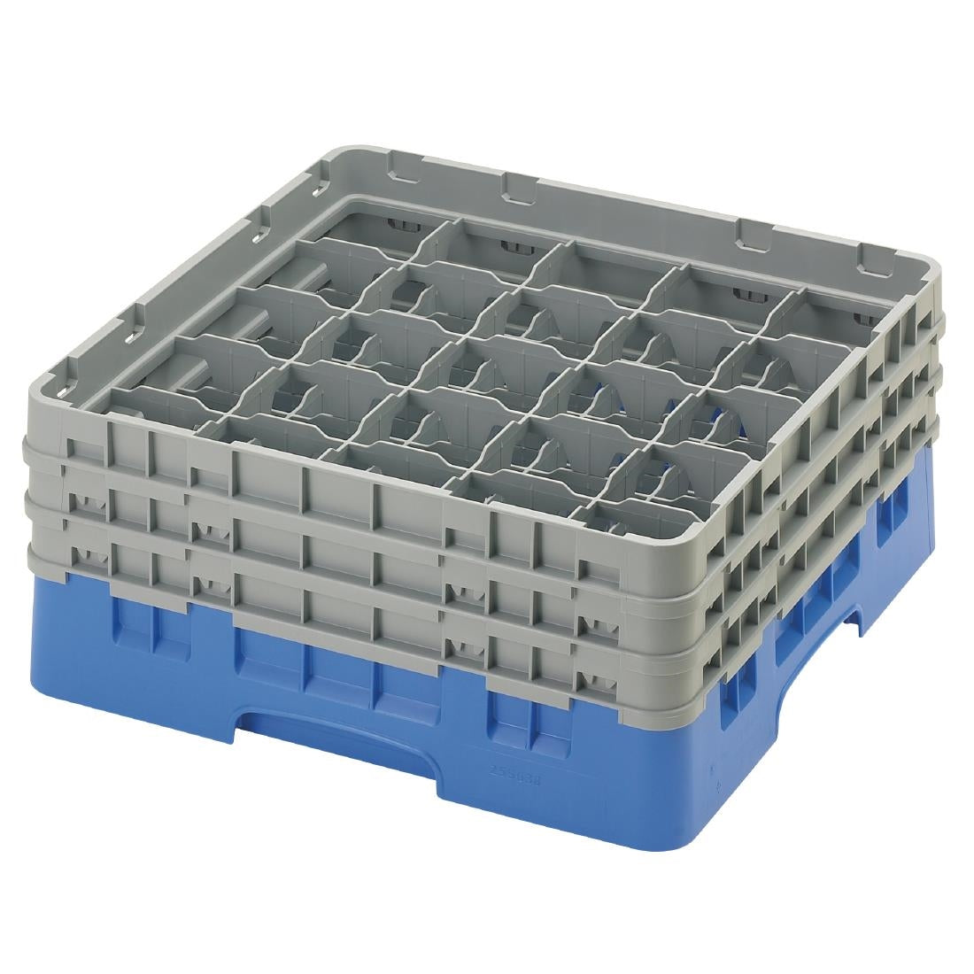 Cambro Camrack Blue 25 Compartments Max Glass Height 174mm - CZ143  Cambro   