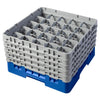 Cambro Camrack Blue 25 Compartments Max Glass Height 258mm - CZ147  Cambro   