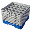 Cambro Camrack Blue 25 Compartments Max Glass Height 298mm - CZ149  Cambro   