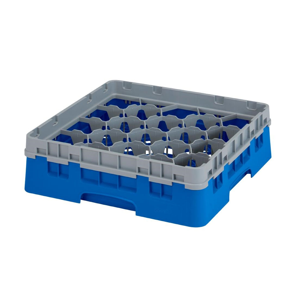 Cambro Camrack Blue 20 Compartments Max Glass Height 92mm - CZ150  Cambro   