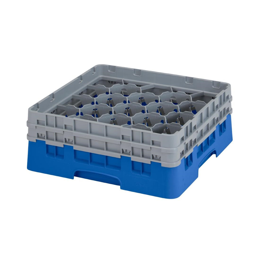 Cambro Camrack Blue 20 Compartments Max Glass Height 133mm - CZ151  Cambro   