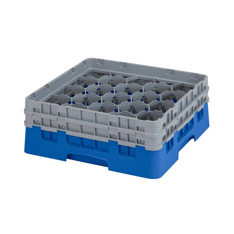 Cambro Camrack Blue 20 Compartments Max Glass Height 133mm - CZ151  Cambro   