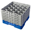 Cambro Camrack Blue 20 Compartments Max Glass Height 298mm - CZ159  Cambro   