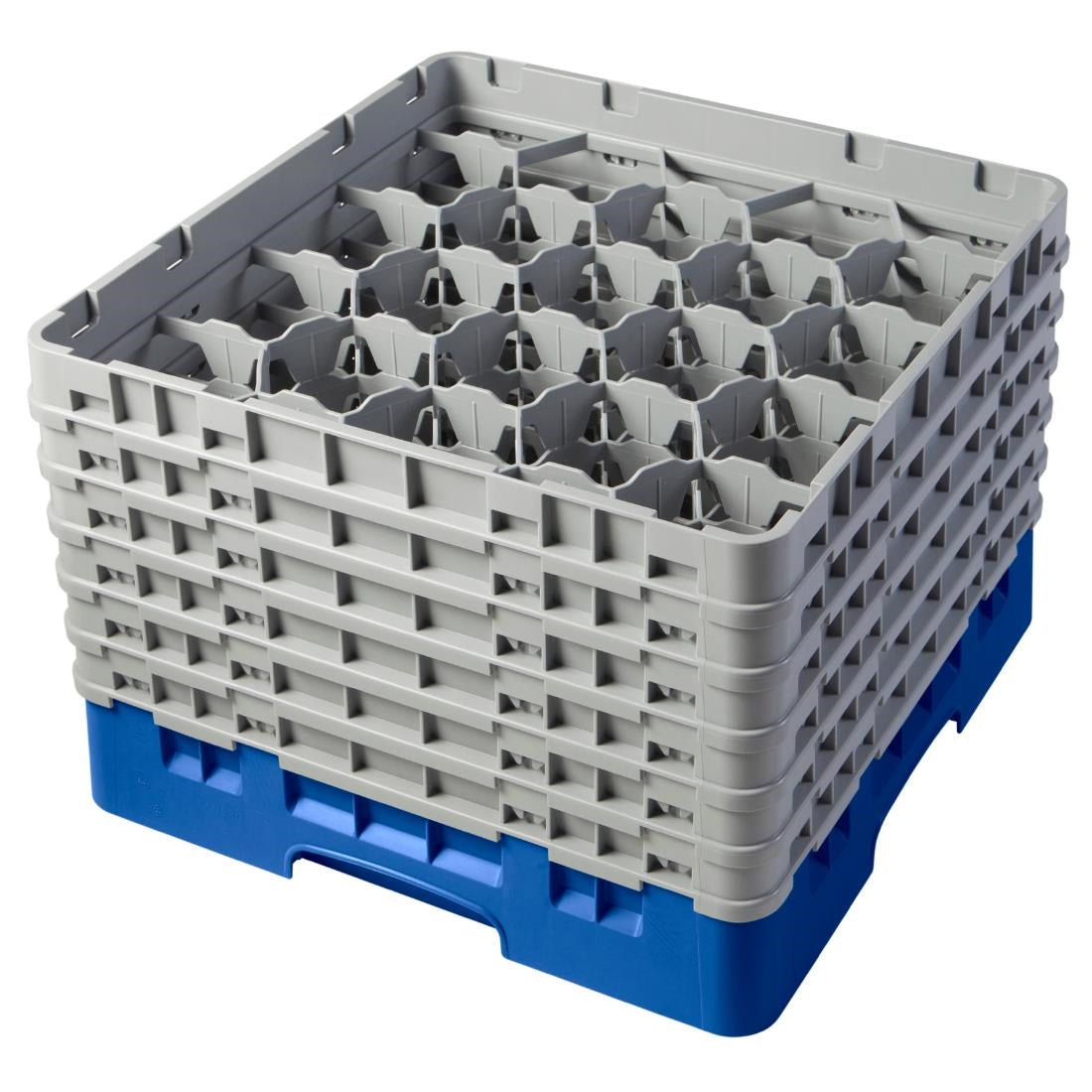 Cambro Camrack Blue 20 Compartments Max Glass Height 298mm - CZ159  Cambro   
