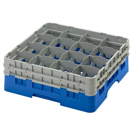 Cambro Camrack Red 16 Compartments Max Glass Height 156mm - CZ223  Cambro   