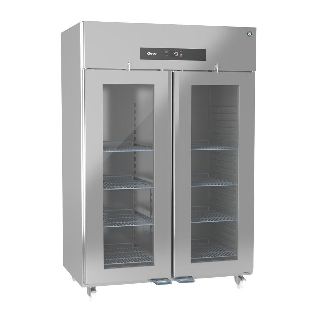 Hoshizaki Premier Double Glass Door Refrigerator 2/1 Gastronorm KG140CU - CZ236  Hoshizaki   