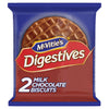 McVitie's Milk Chocolate Digestives Twin Biscuit Packs (Pack of 24 x 2 Biscuits) - CZ289  McVities   