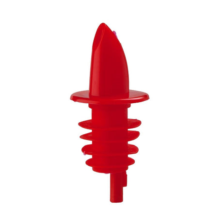 Beaumont Red Economy Freeflow Pourer (Pack of 10) - CZ317  Beaumont   