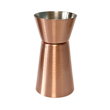 Beaumont Professional Stainless Steel Jigger Copper Plated 25ml/50ml - CZ351  Beaumont   