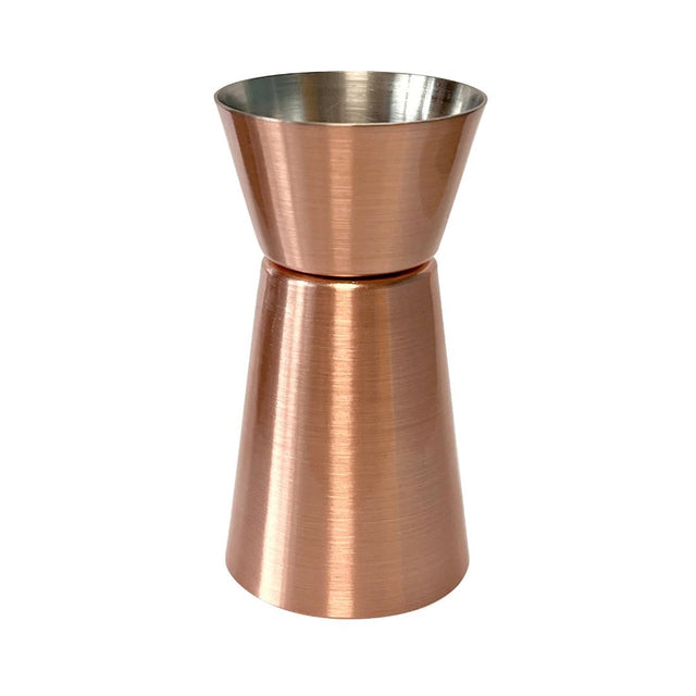 Beaumont Professional Stainless Steel Jigger Copper Plated 25ml/50ml - CZ351  Beaumont   