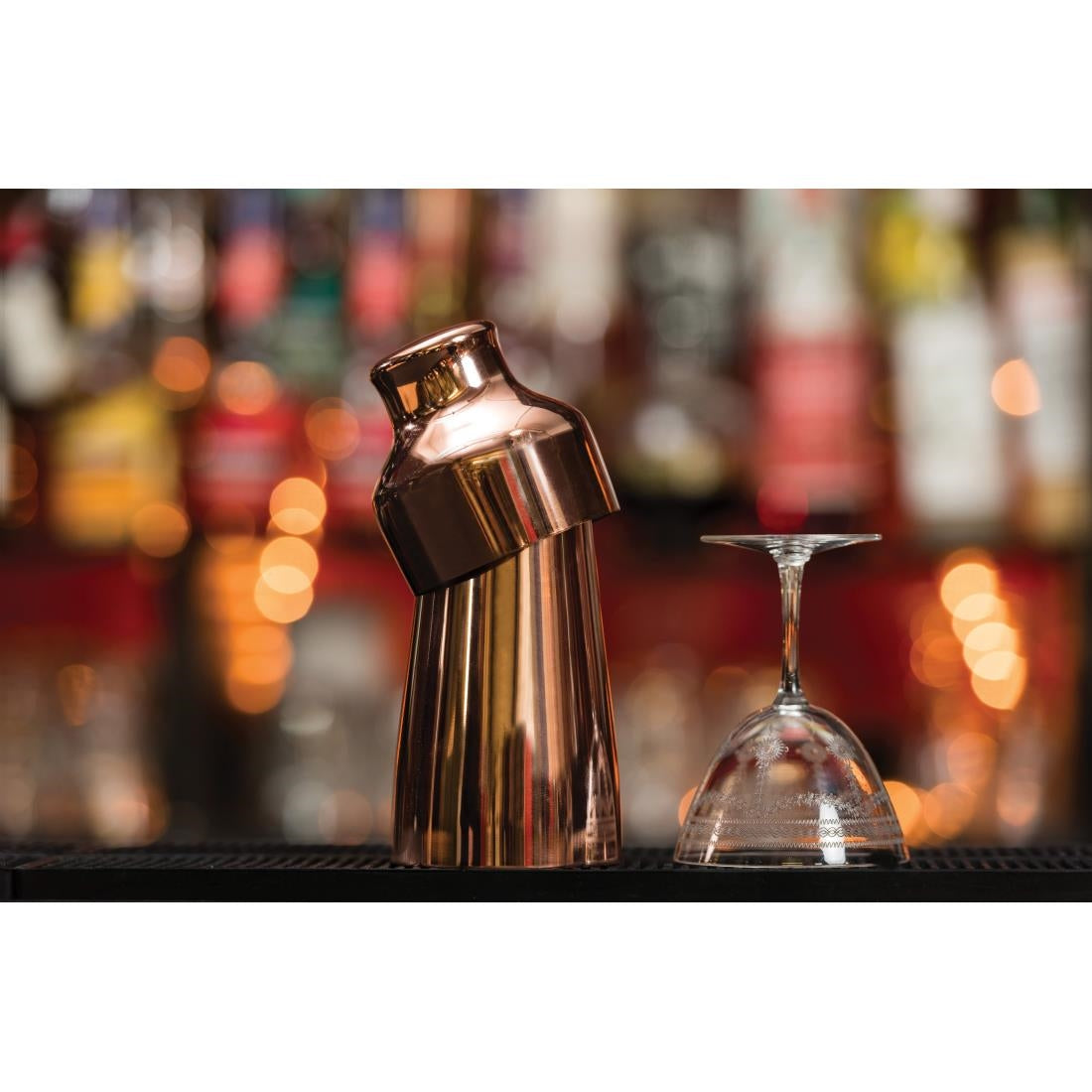 Beaumont Copper Plated Two Piece Art Deco Shaker - CZ397  Beaumont   