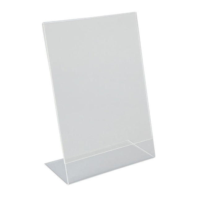 Beaumont Perspex Menu Holder Angled A5 - CZ421  Beaumont   
