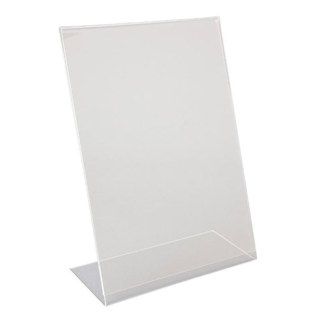 Beaumont Perspex Menu Holder Angled A4 - CZ423  Beaumont   
