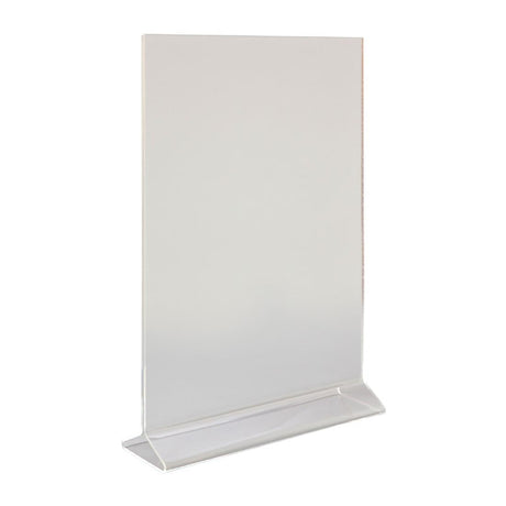 Beaumont Perspex Menu Holder Vertical A4 - CZ424  Beaumont   