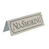 Beaumont No Smoking Table Sign Stainless Steel - CZ428  Beaumont   
