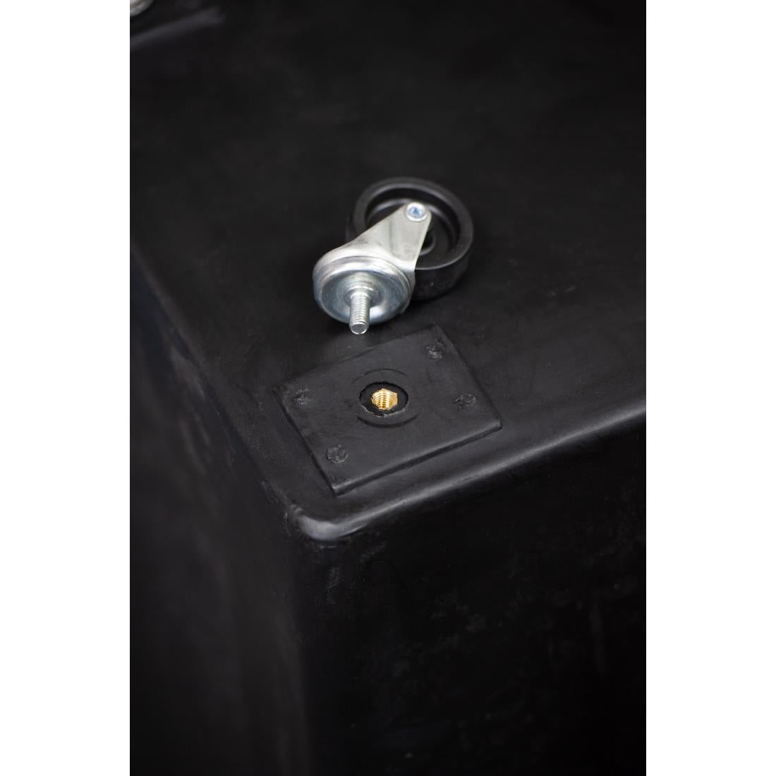 Beaumont Bottle Skip Castors Black (Pack of 4) - CZ446  Beaumont   