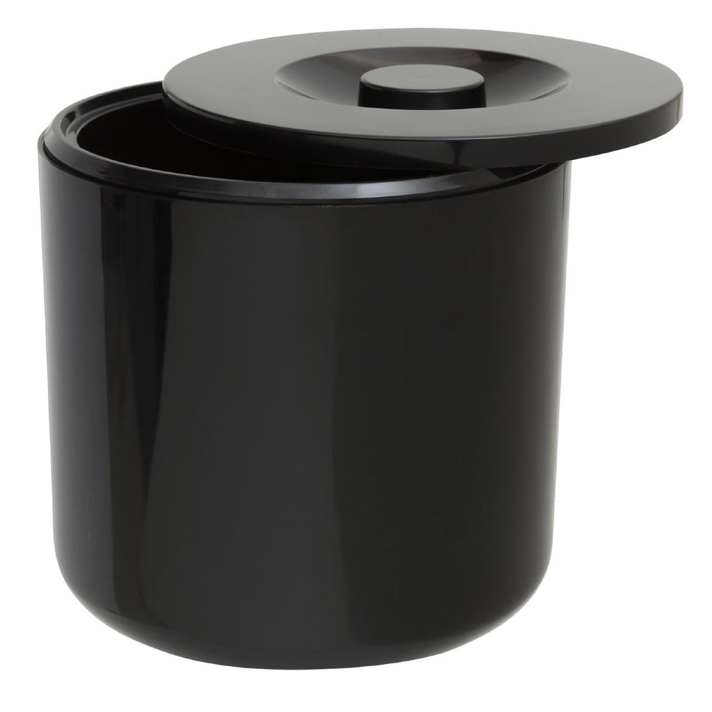 Beaumont Insulated Round Ice Bucket Black - CZ455  Beaumont   