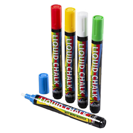 Beaumont Liquid Chalk Pen Colour 5mm (Pack of 5) - CZ476  Beaumont   
