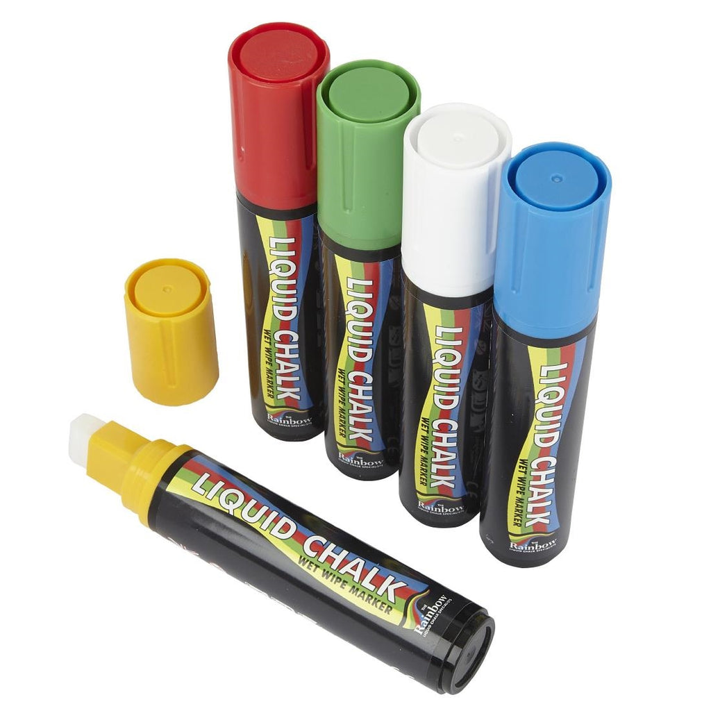Beaumont Liquid Chalk Pen 15mm Colour (Pack of 5) - CZ478  Beaumont   