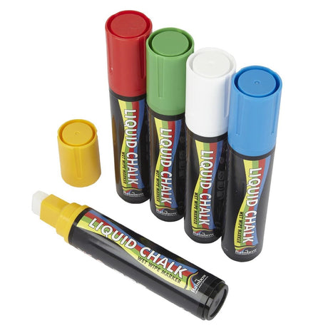 Beaumont Liquid Chalk Pen 15mm Colour (Pack of 5) - CZ478  Beaumont   