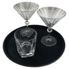 Beaumont Non-Slip Round Tray Black 280mm - CZ494  Beaumont   