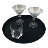 Beaumont Non-Slip Round Tray Black 355mm - CZ495  Beaumont   