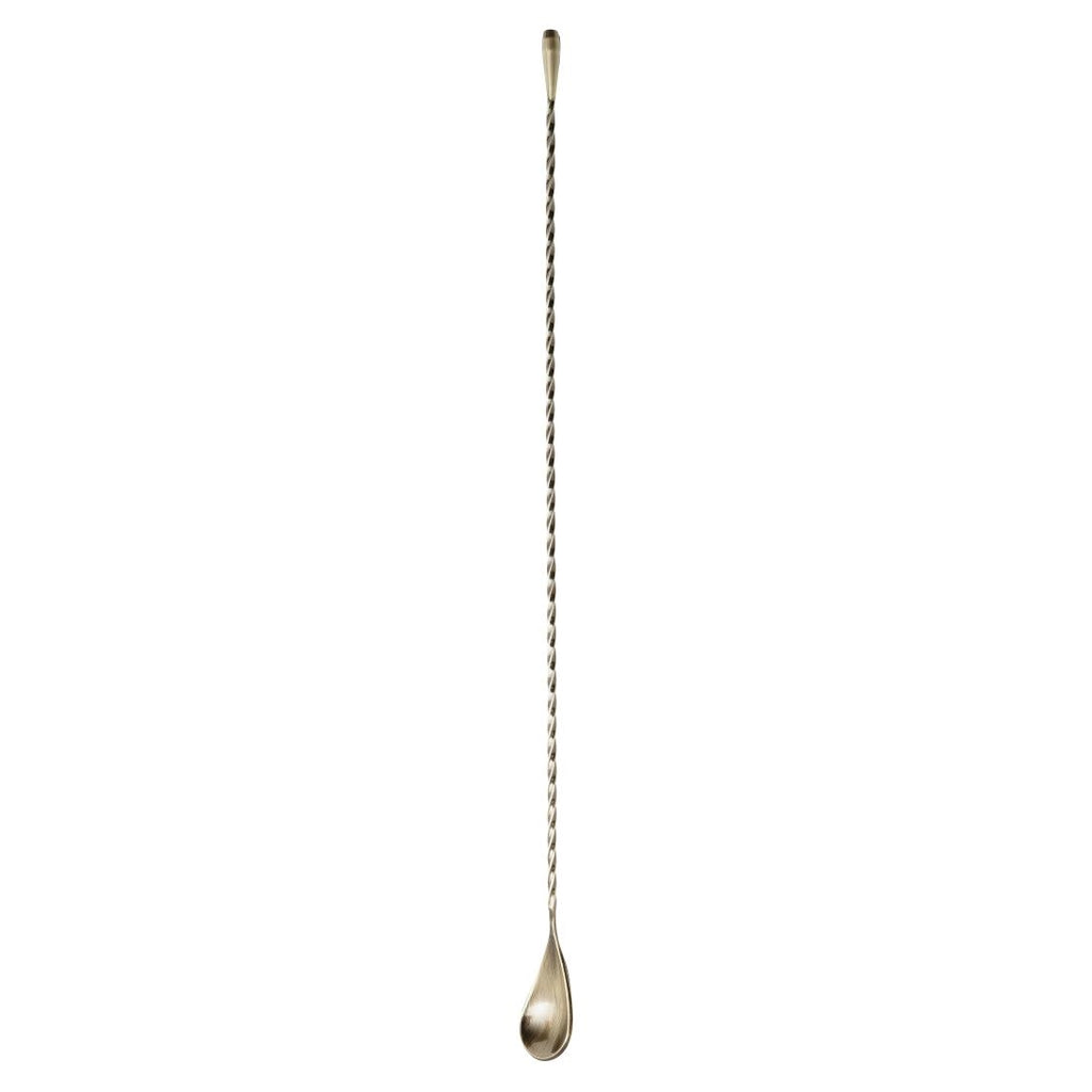 Beaumont Collinson Antique Brass Plated Spoon 450mm - CZ552  Beaumont   